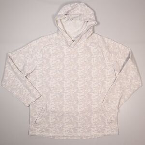 Mizzen + Main Hoodie Gray Camo Pullover Pockets Heavy Mens XL